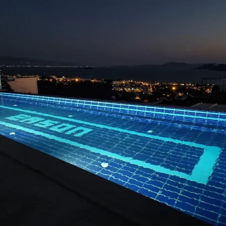 Bodrum Eason Villa 350M2 Full Sea View With Private Infinity Fenced Pool