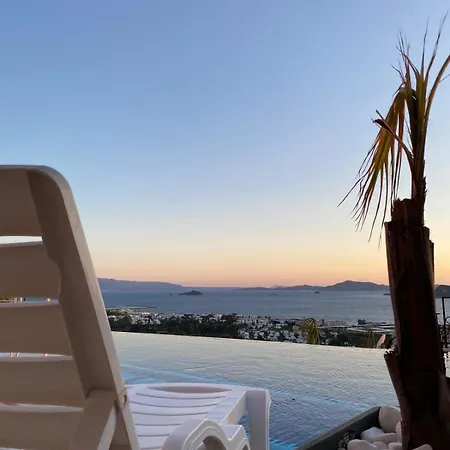 Bodrum Eason Villa 350M2 Full Sea View With Private Infinity Fenced Pool *