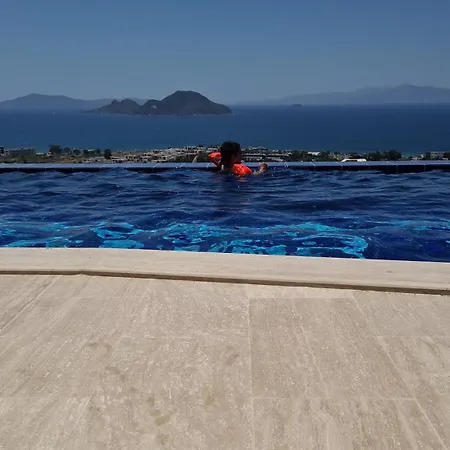 Villa Eason & House 350m2 Full Sea View With Private Infinity Pool Bodrum