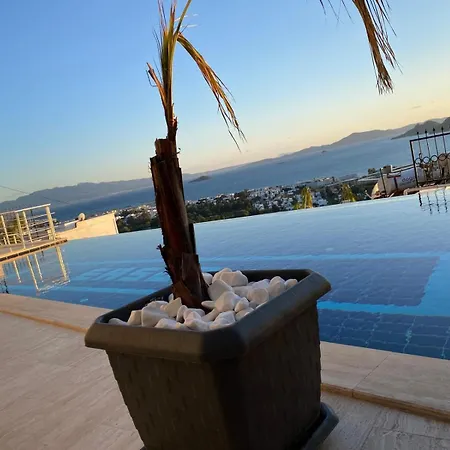 Villa Eason & House 350m2 Full Sea View With Private Infinity Pool Bodrum